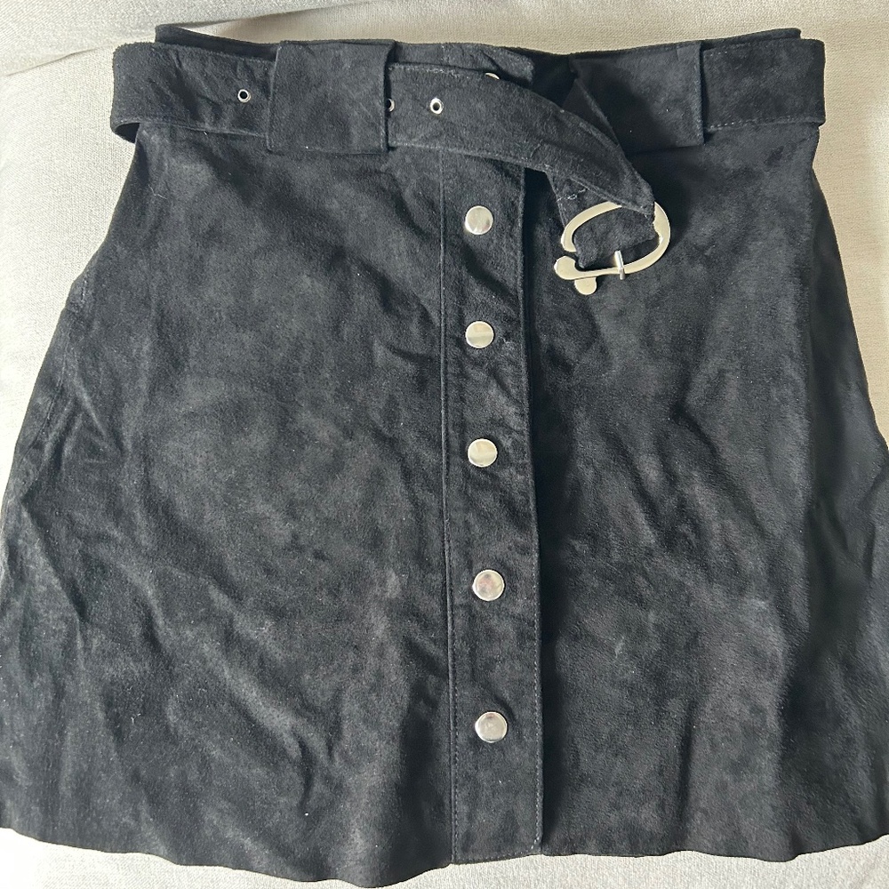 Zara suede skirt